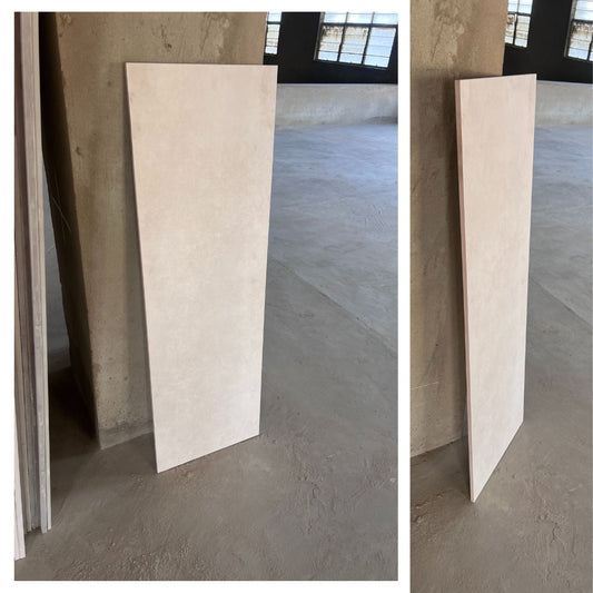 Sandy Beige Porcelain Matte Tile - 33x100 - 1.32/4