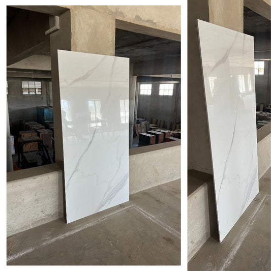 China GLD168001 C\Whit Gloss Porcelain Tile - 80x160 - 2.56/2