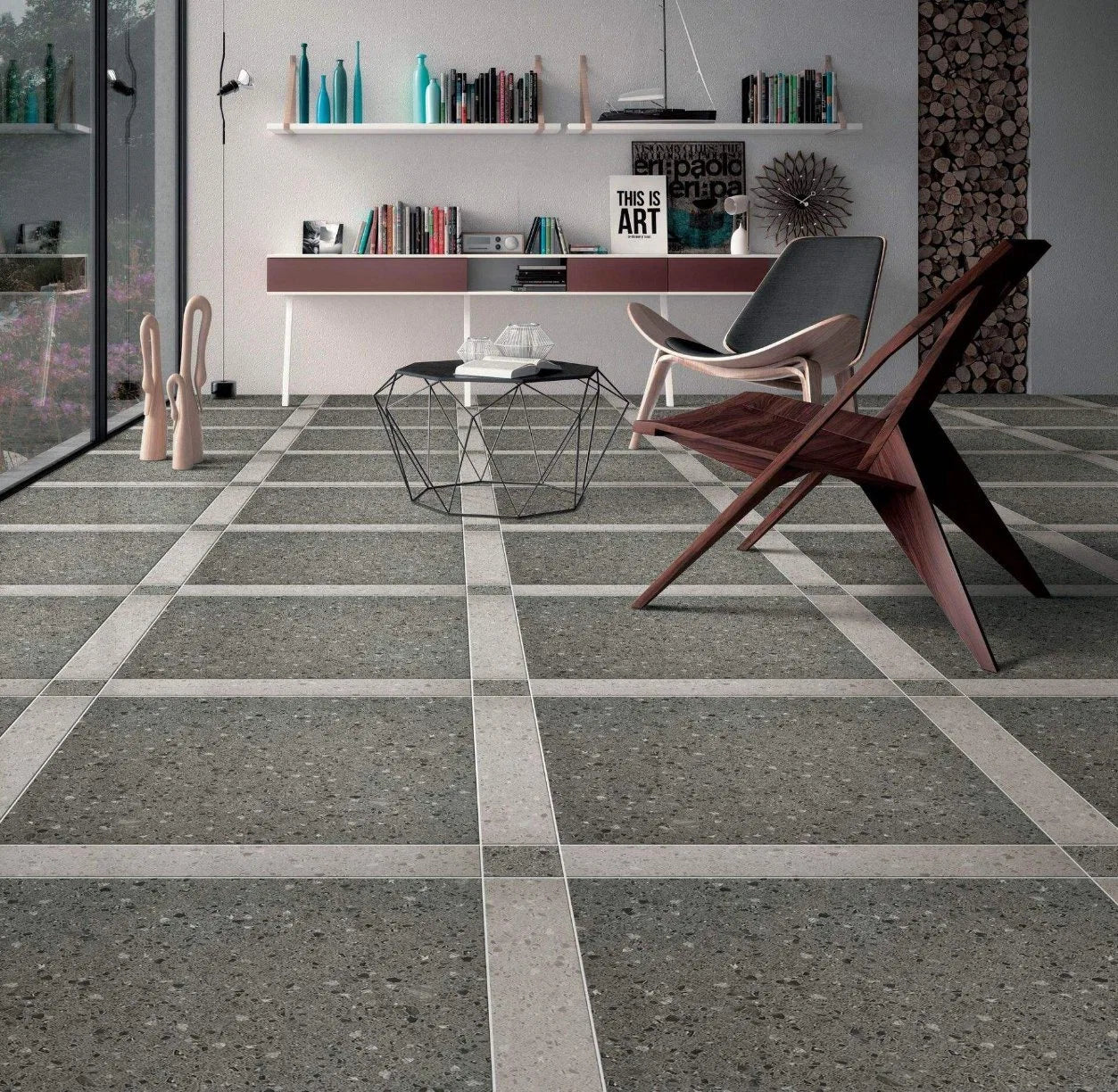 80x80cm tiles (32"x32")