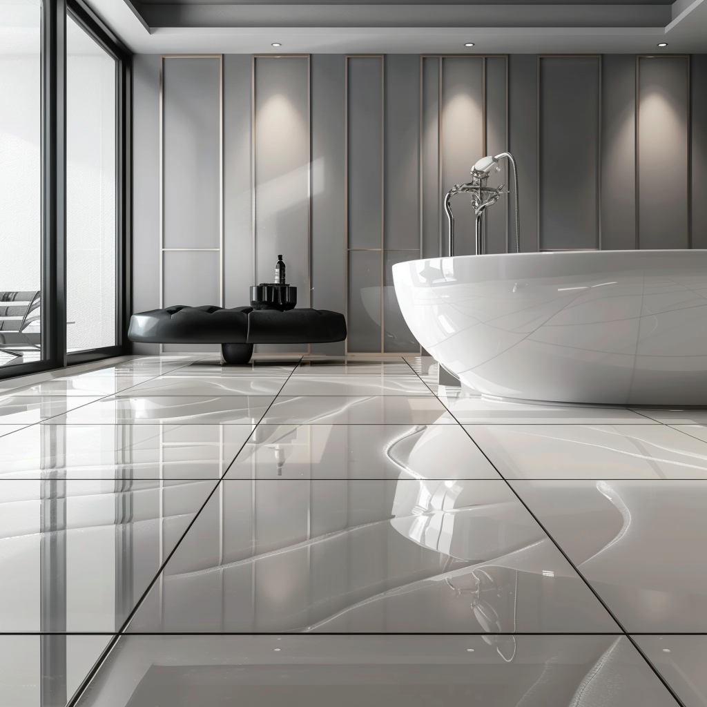 Polished or High Gloss tiles
