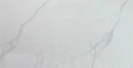 China Cracker White Gloss Porcelain Slab Tile - 90x180 - 3.24/2