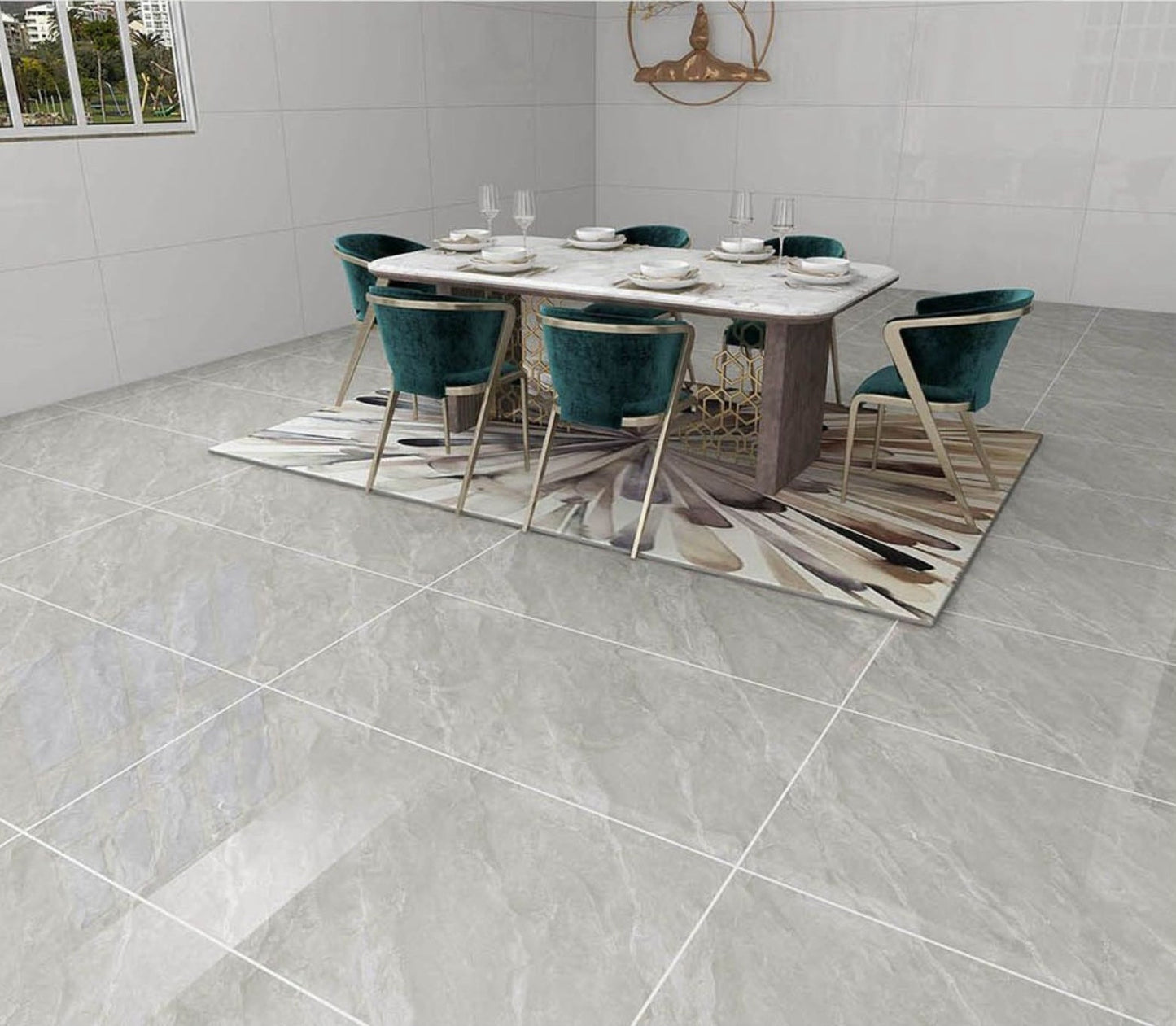 Time L12035 (Multi Face) Gloss Porcelain Tile - 60x120 - 1.44/2