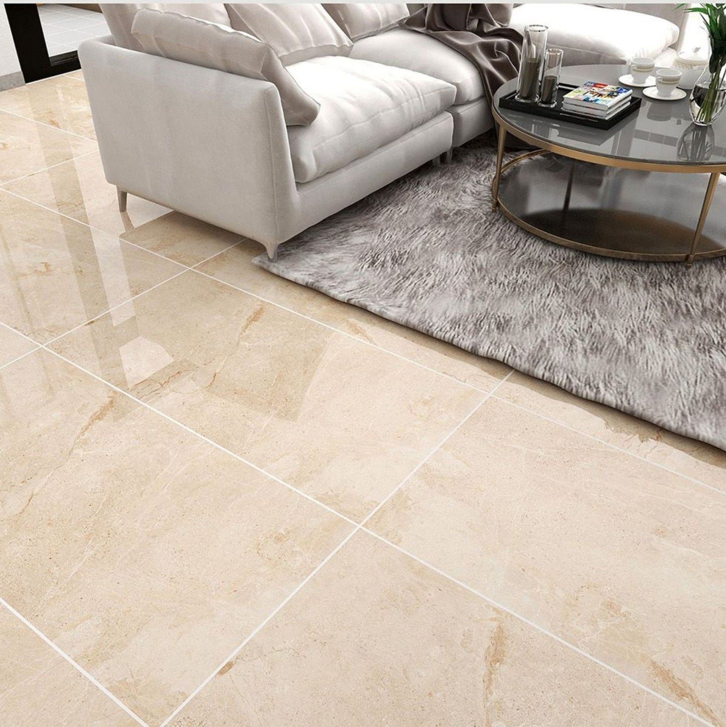 Time L12047 (Multi Face) Gloss Porcelain Tile - 60x120 - 1.44/2