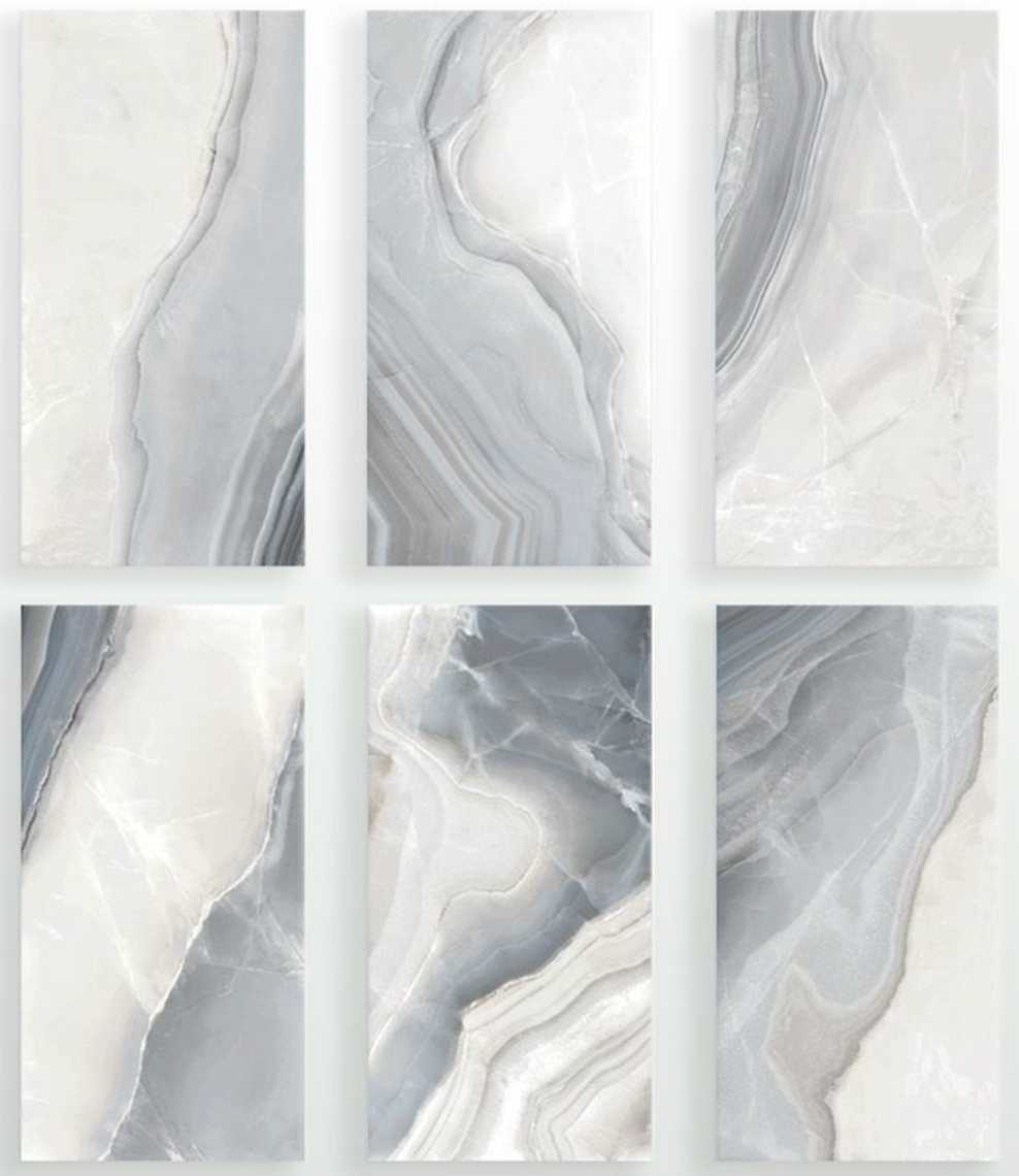 Time L12080 (4 Face) Gloss Porcelain Tile - 60x120 - 1.44/2