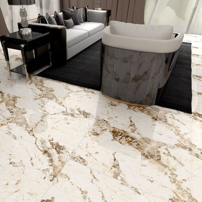 Time L12085 (3 Face) Gloss Porcelain Tile - 60x120 - 1.44/2