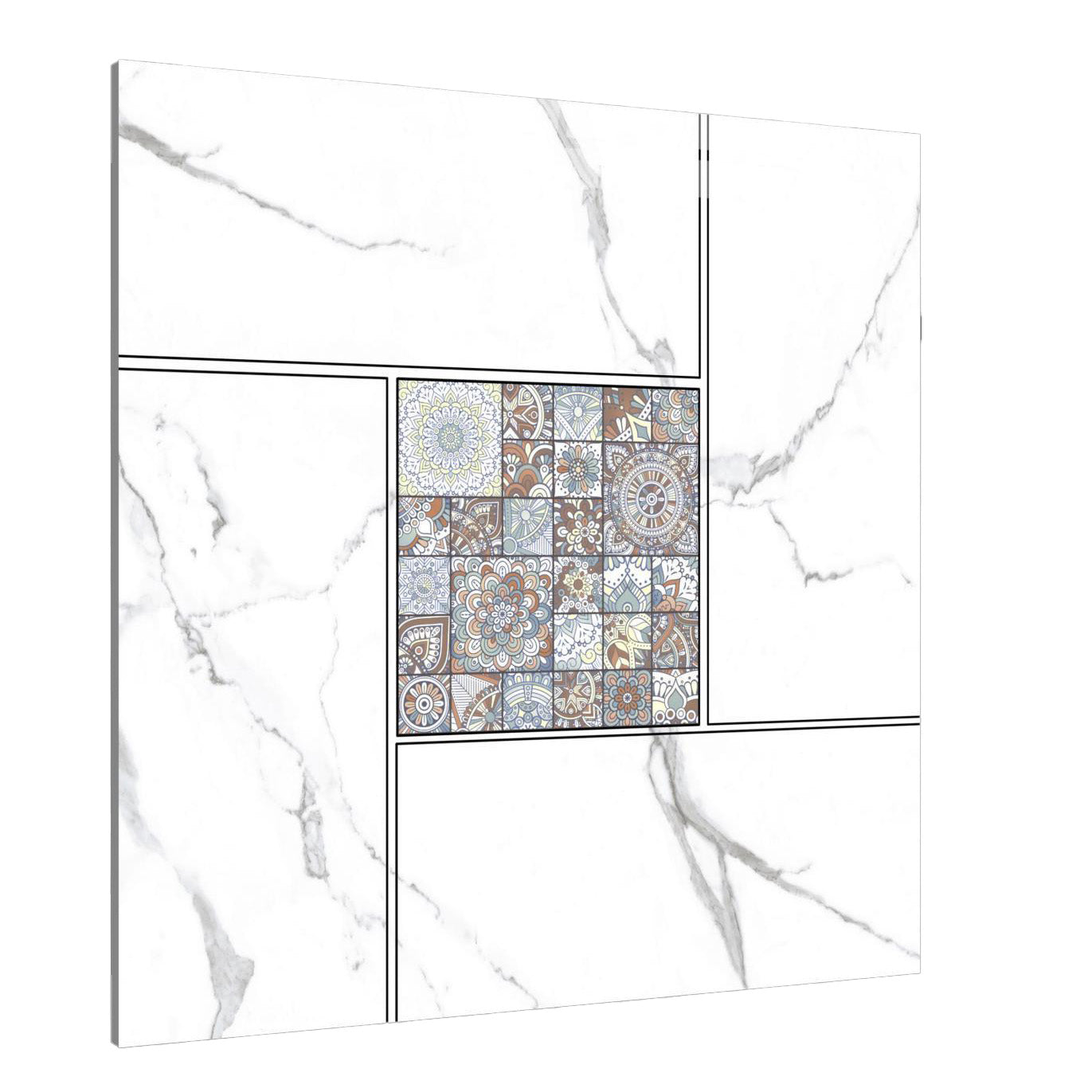 Time L4236 Gloss Porcelain Tile - 40x40 - 1.44/9