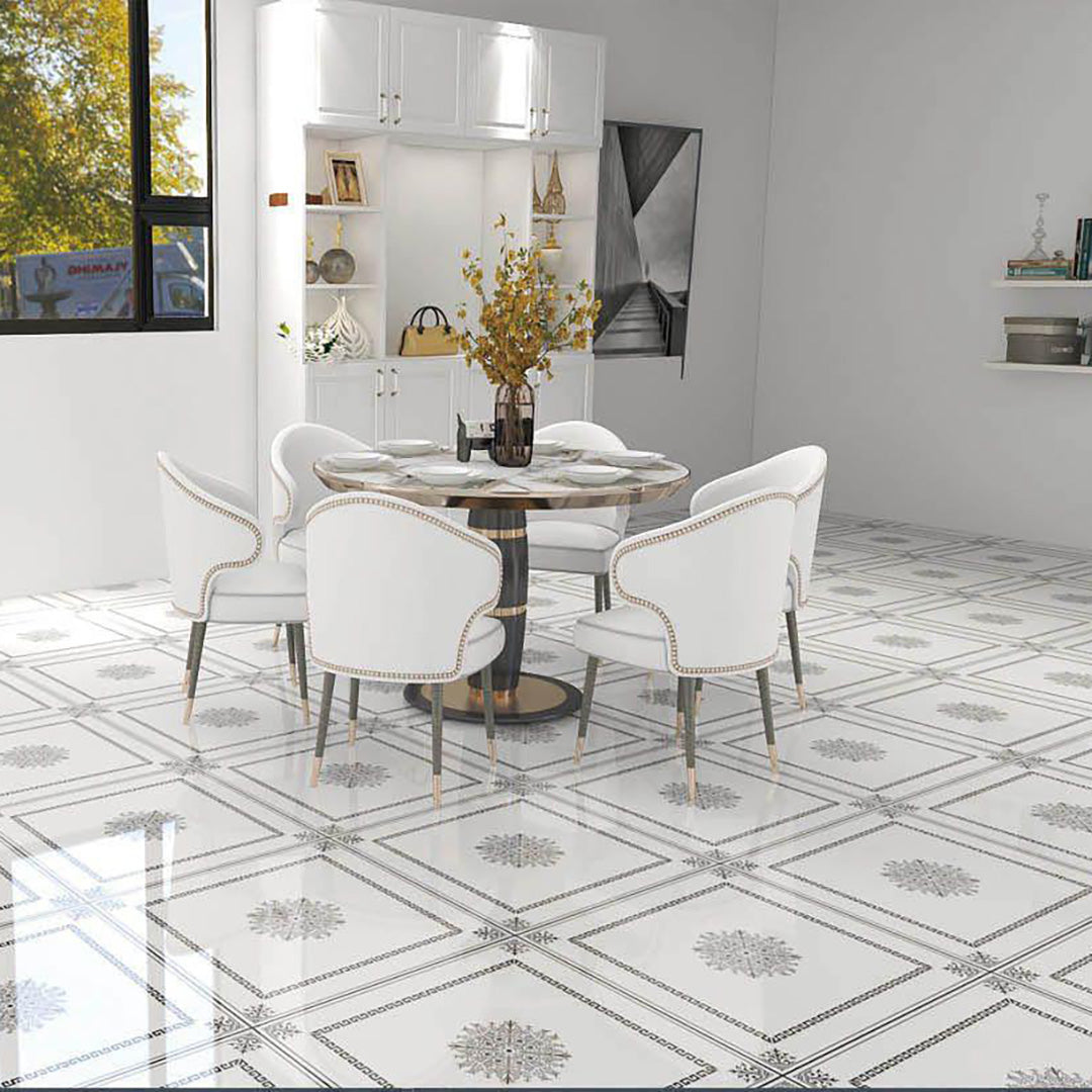 Time L62076 Gloss Porcelain Tile - 60x60 - 1.44/4