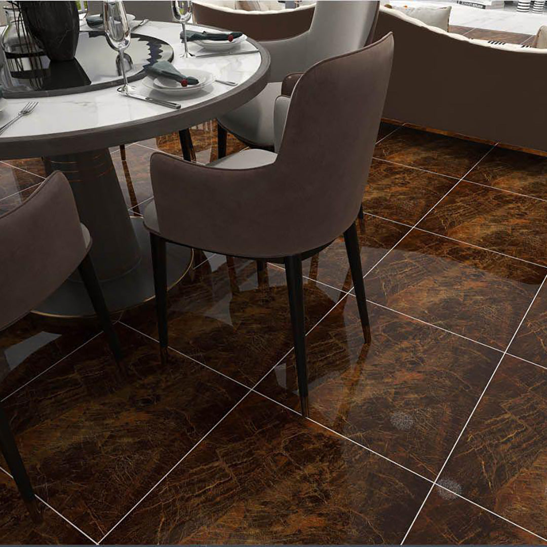 Time L62082BH Gloss Porcelain Tile - 60x60 - 1.44/4