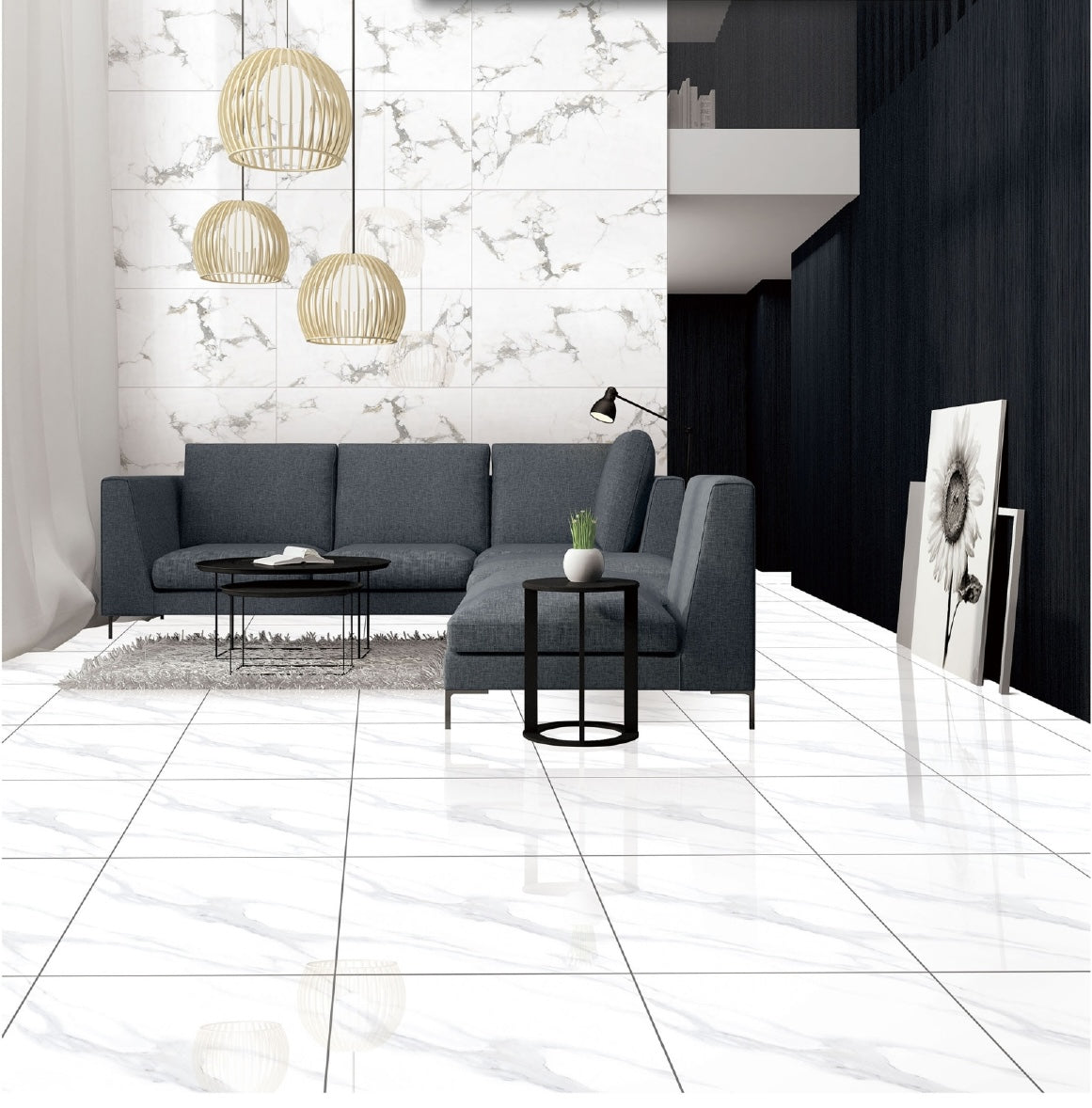 Oreal OR66048 Gloss Porcelain Tile - 60x60 - 1.44/4