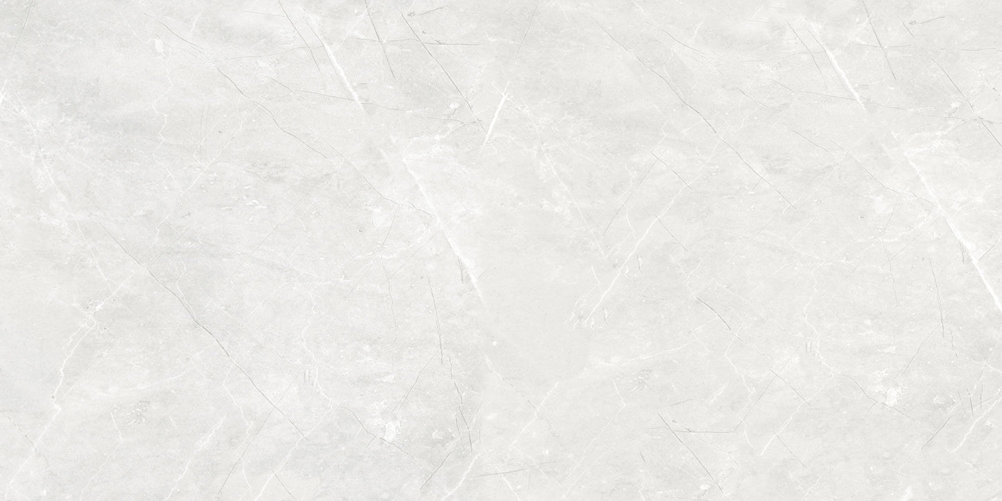 Ghani PG-12017 Light Marble Gloss Porcelain Tile - 60x120 - 1.44/2