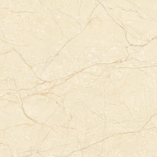 TimeTile HY8219 Ivory Gloss Porcelain Tile - 80x80 - 1.92/3