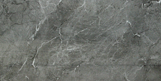 Bardiglio Carrara Grey Gloss Porcelain Slab Tile - 75x150 - 2.25/2