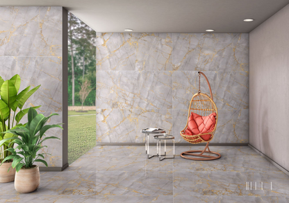 Nexart China Nacarado Gold Gloss Porcelain Tile - 80x160 - 2.56/2