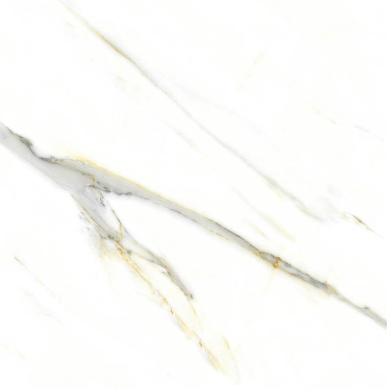 TimeTile HY8227 Cracker White Gold Gloss Porcelain Tile - 80x80 - 1.92/3